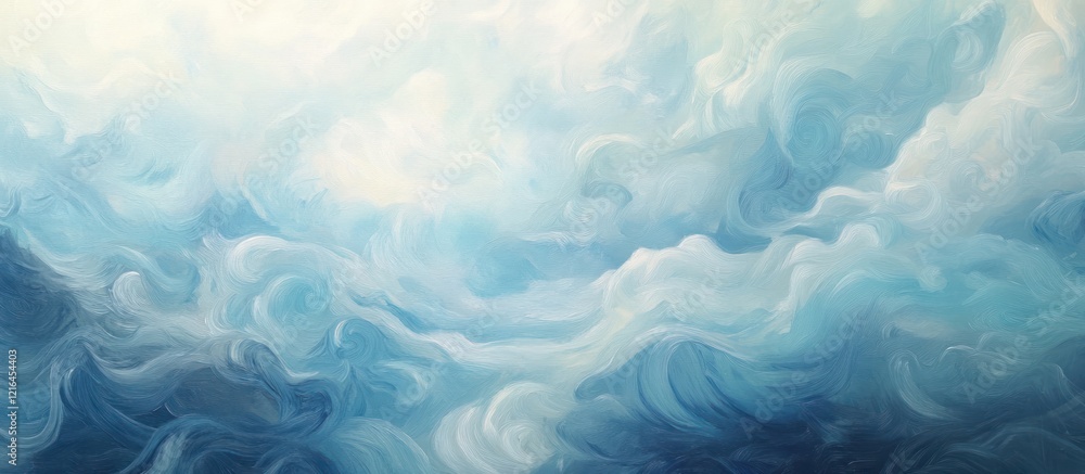 Abstract blue and white swirling cloudscape. Abstract blue and white swirling cloudscape.