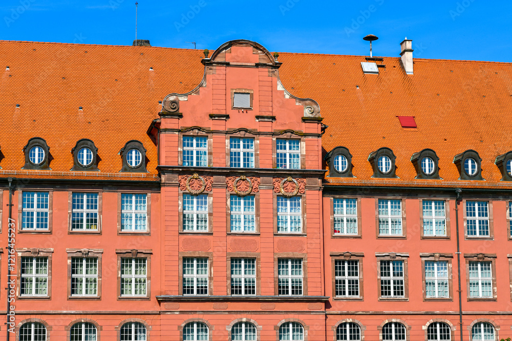 Fototapeta premium Die Thomasschule (École Saint-Thomas) in Straßburg
