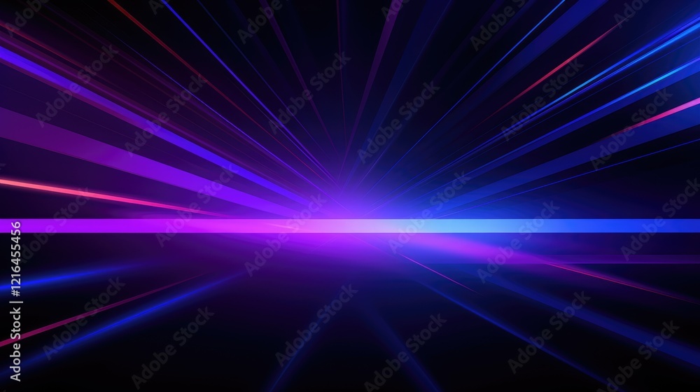 A vibrant abstract background with dynamic light rays in purple and blue hues. A vibrant abstract background with dynamic light rays in purple and blue hues.