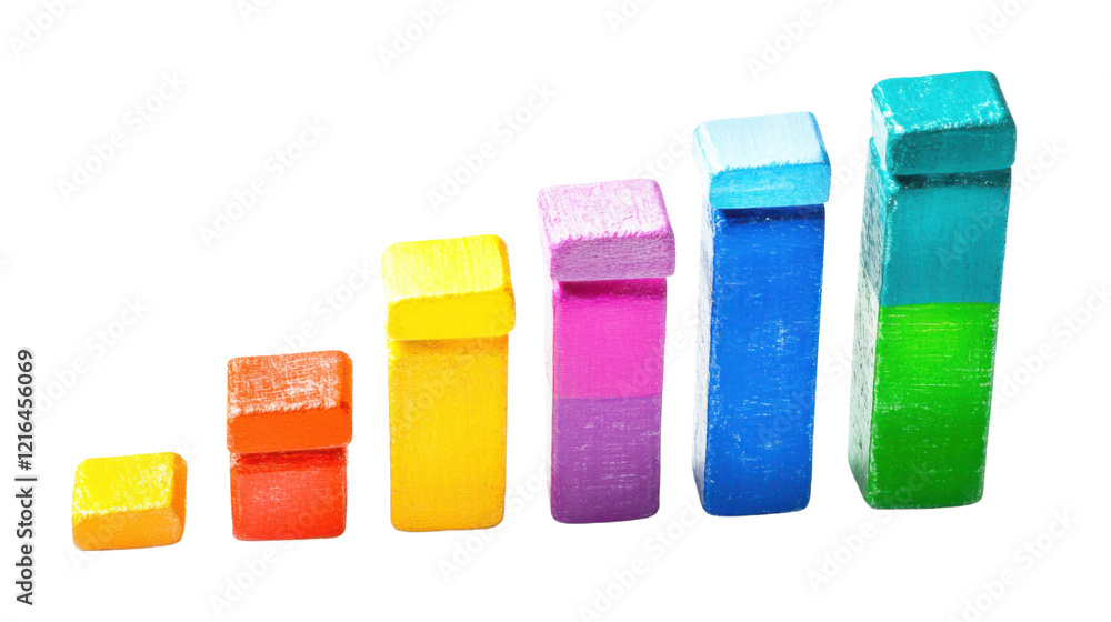 Colorful bar isolated on white background Colorful bar isolated on white background
