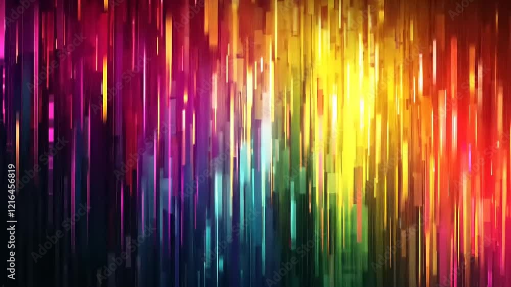 Vibrant abstract background featuring vertical stripes in a spectrum of colors creating a dynamic visual Vibrant abstract background featuring vertical stripes in a spectrum of colors creating a dynamic visual