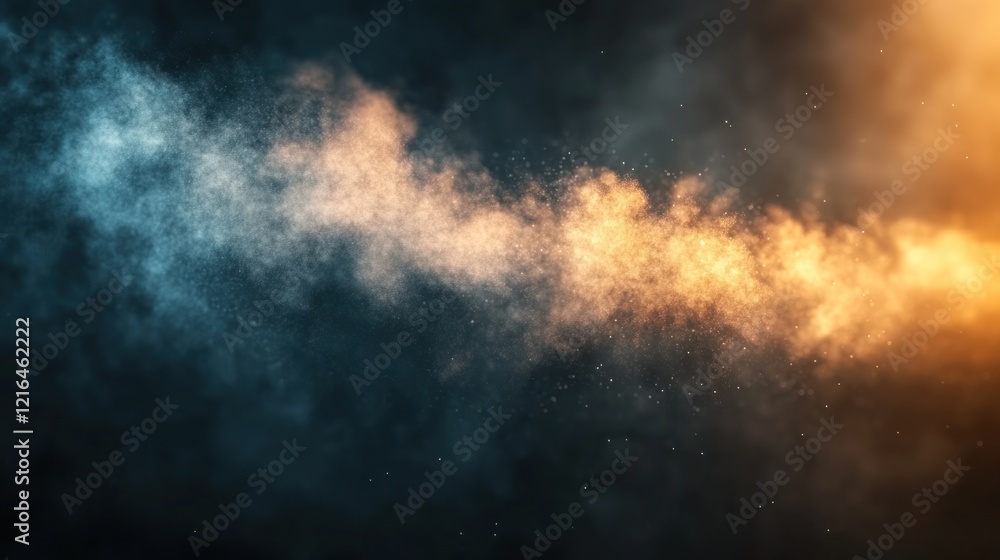 Cosmic Nebula Dust Clouds, Space Background, Fantasy Design Cosmic Nebula Dust Clouds, Space Background, Fantasy Design