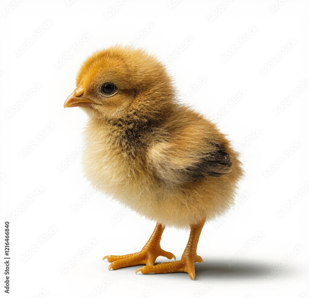 Fototapeta premium baby chicken isolated on white