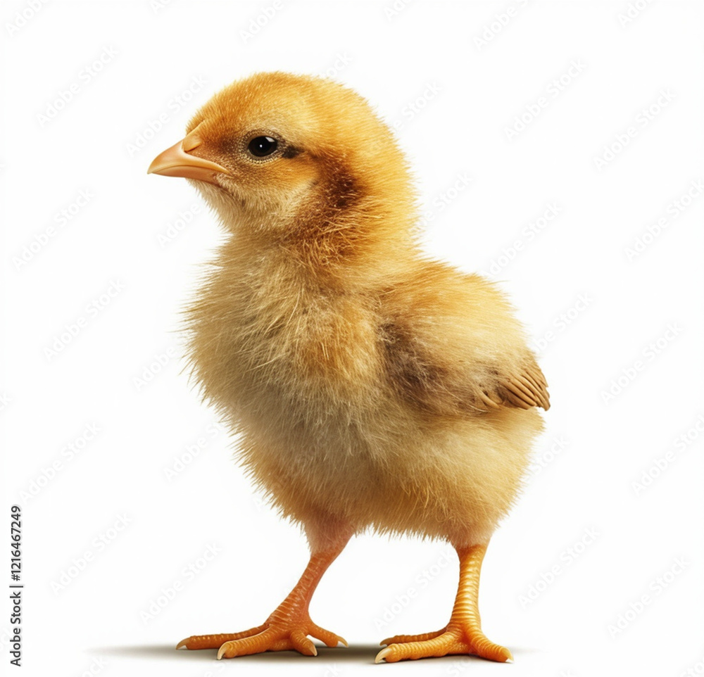 Fototapeta premium baby chicken isolated on white