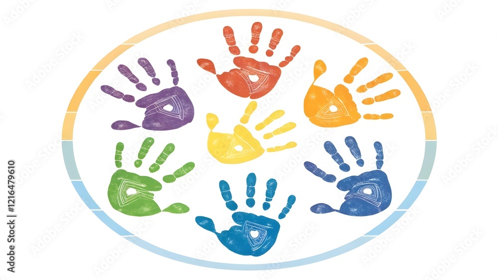 Fototapeta premium Strength in Diversity: Celebrating the Uniqueness of Each Person