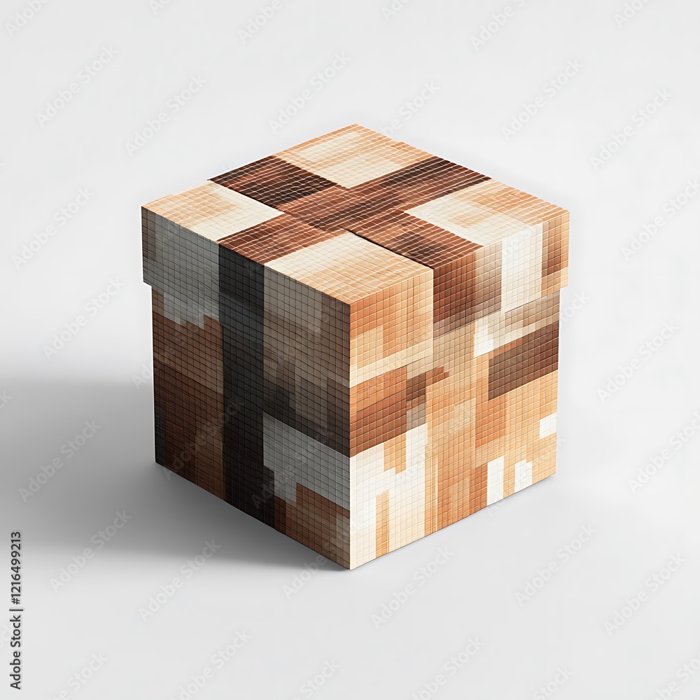 Detailed Clear Pixel Visual of Gift Box - High Quality Stock Image Detailed Clear Pixel Visual of Gift Box - High Quality Stock Image