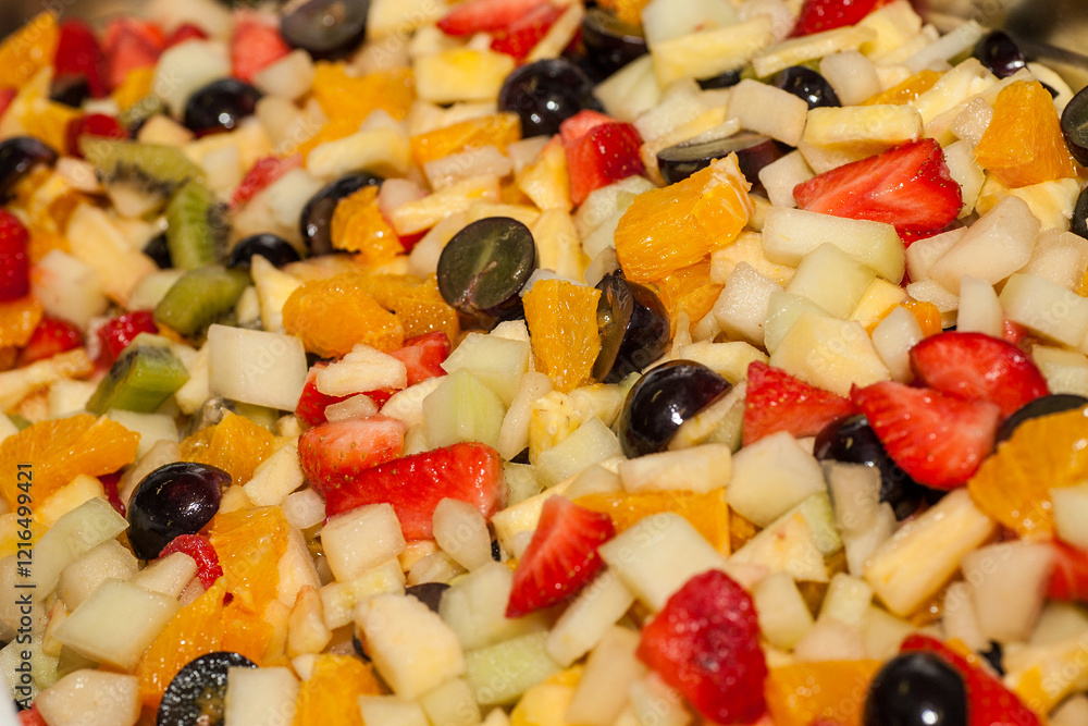A vibrant and colorful mix of fresh fruits is perfect for healthy snacking or delightful desserts too A vibrant and colorful mix of fresh fruits is perfect for healthy snacking or delightful desserts too