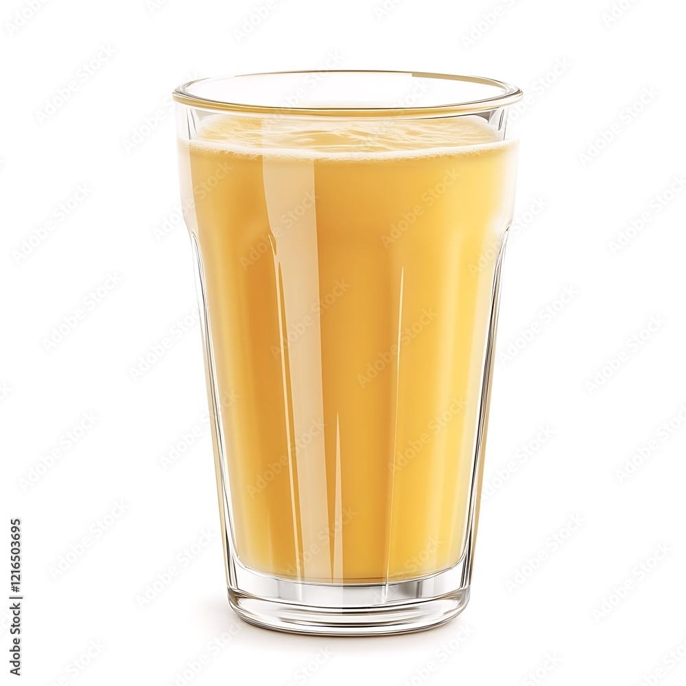 Professional Glass of Banana Juice Image for Marketing and Advertising Needs Professional Glass of Banana Juice Image for Marketing and Advertising Needs