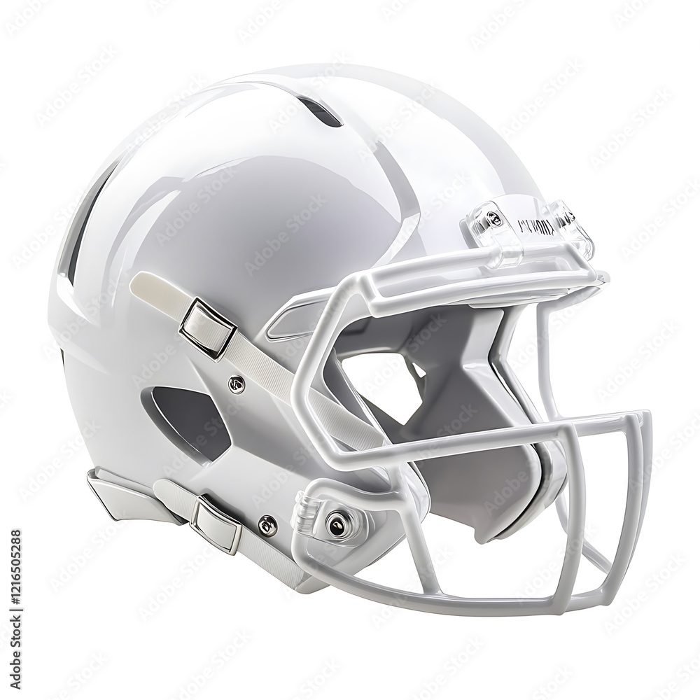 Professional White Football Helmet for Safety and Protection Professional White Football Helmet for Safety and Protection