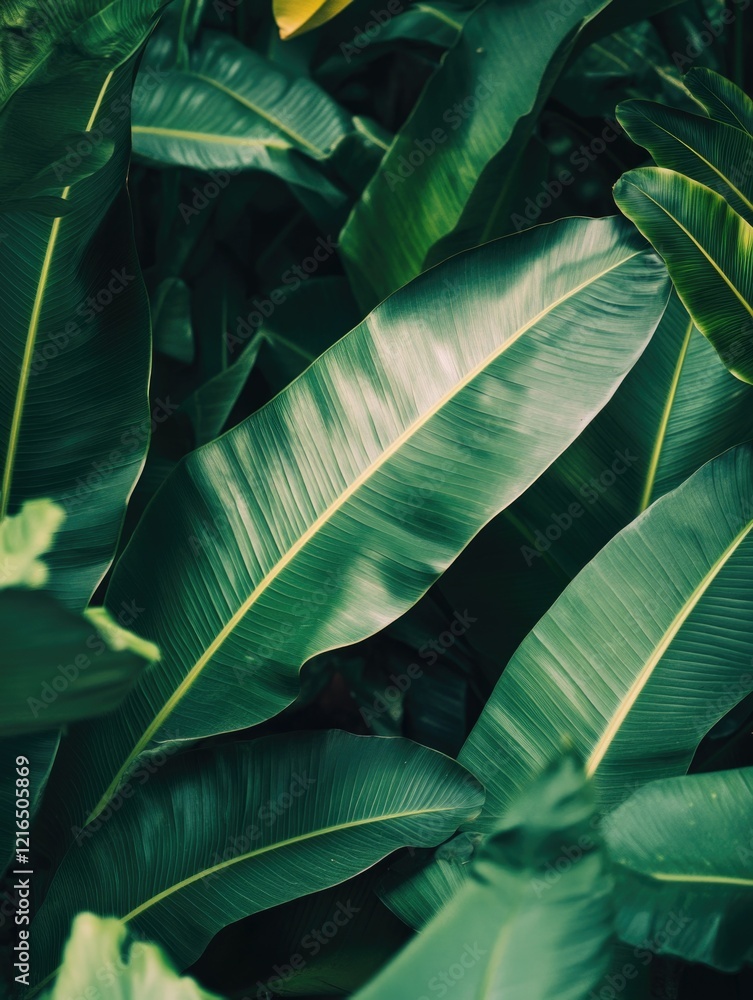 Obraz premium Vibrant Tropical Leaf Plant