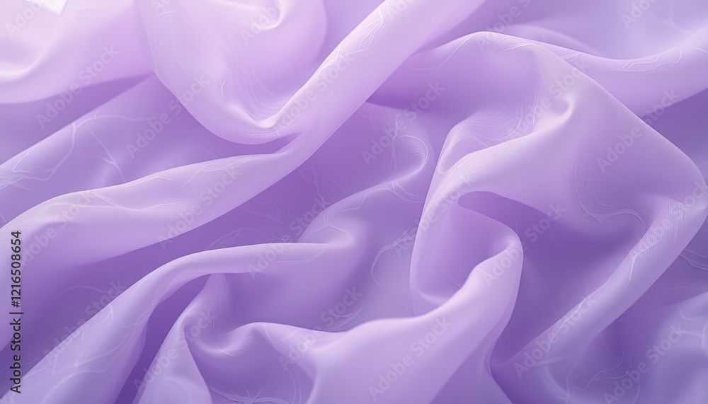 Obraz premium Lavender fabric with subtle floral patterns.