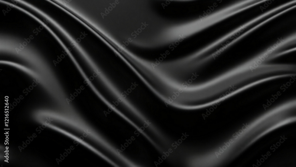 A sleek and modern abstract design featuring wavy metallic patterns on a black background, with glossy highlights and a minimalist aesthetic. A sleek and modern abstract design featuring wavy metallic patterns on a black background, with glossy highlights and a minimalist aesthetic.