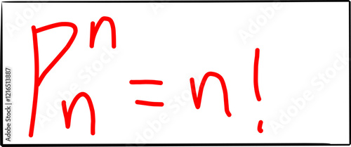 permutation formula for n elements from n elements in probability mathematics