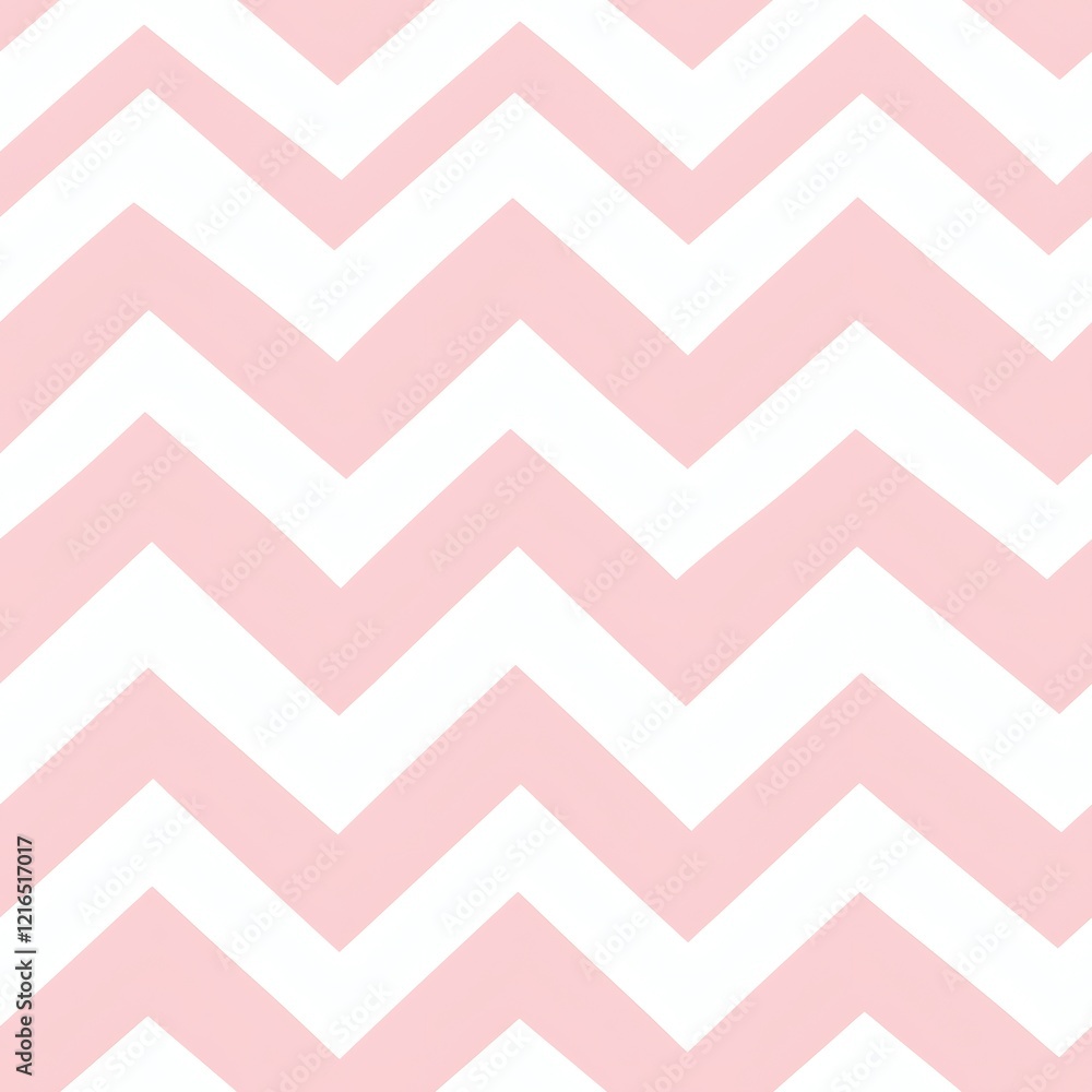 Pink and white zigzag pattern suitable for various design projects and decor Pink and white zigzag pattern suitable for various design projects and decor