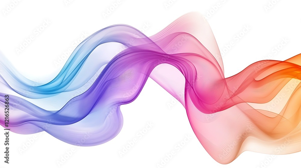 Abstract Colorful Waves Flowing Design Abstract Colorful Waves Flowing Design
