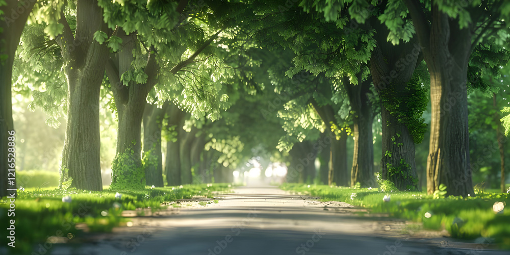 Autumn's Golden Embrace: A Road Through a Vibrant Canopy Autumn's Golden Embrace: A Road Through a Vibrant Canopy