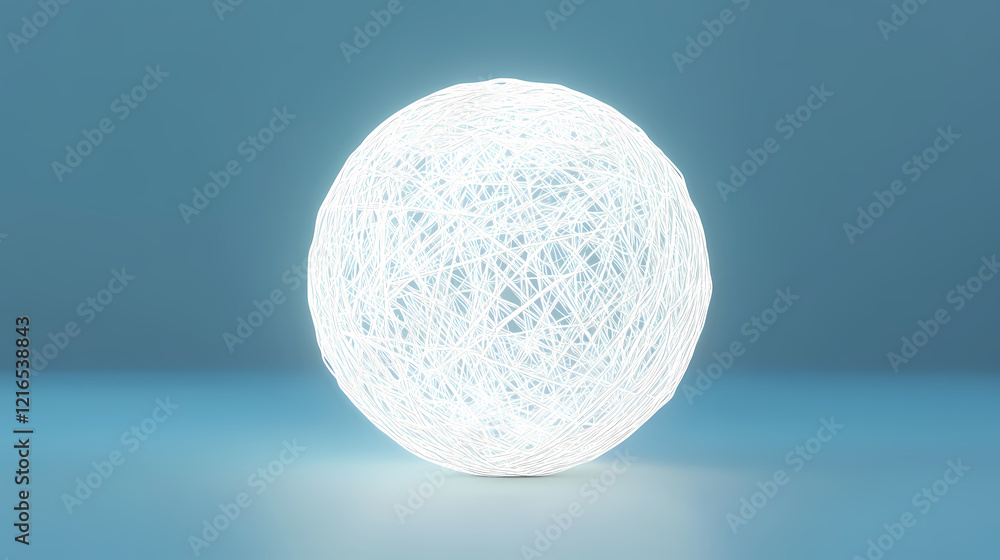 Futuristic sphere of lines design Futuristic sphere of lines design