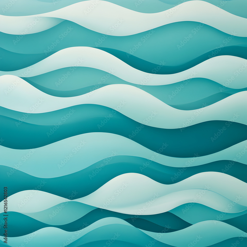 abstract waves in blue and green. abstract waves in blue and green.