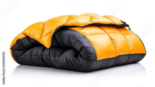 Outdoor Sleeping Bag for Camping. Generative AI photo