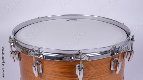 Wooden Drum Snare Drum Chrome Hardware White Head Musical Instrument