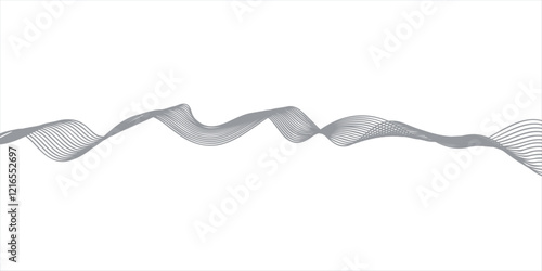 blue, flowing, water, wave, isolated, wavy, vector, line, abstract, business, curve, lines, graphic, element, isolated, on, white, background, abstract, horizontal, vector, template, for, business, ba