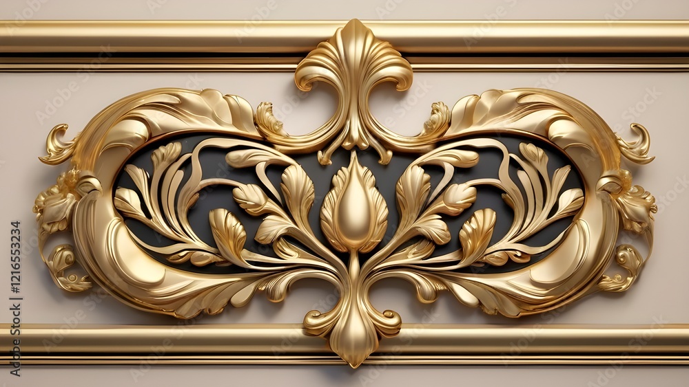 Golden decorative element
Golden decorative element