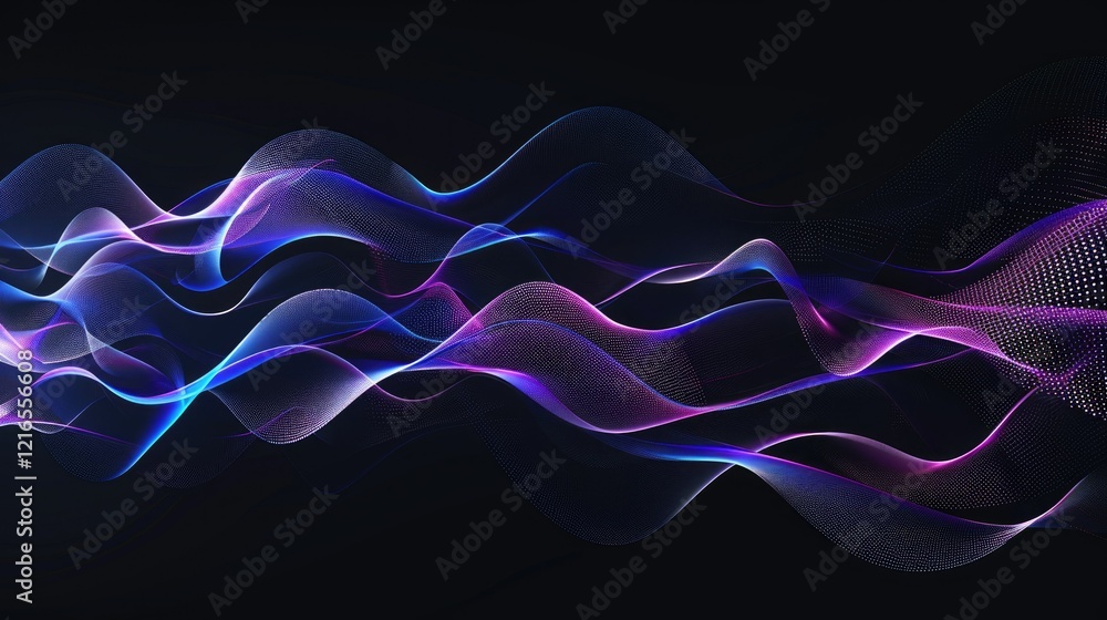 Abstract waves in vibrant colors creating a dynamic visual effect. Abstract waves in vibrant colors creating a dynamic visual effect.