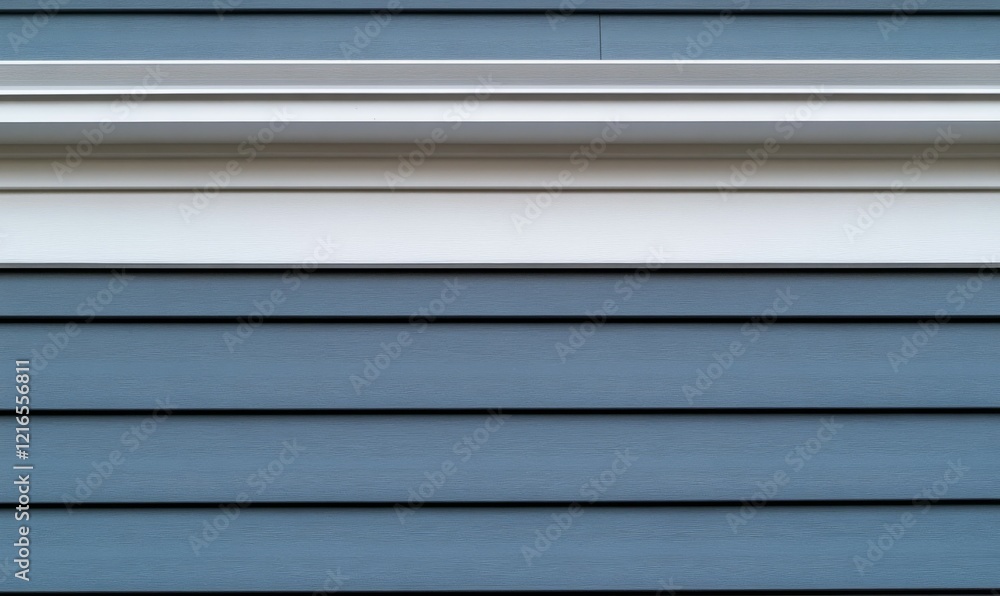 Fragment of house wall with siding trim Fragment of house wall with siding trim