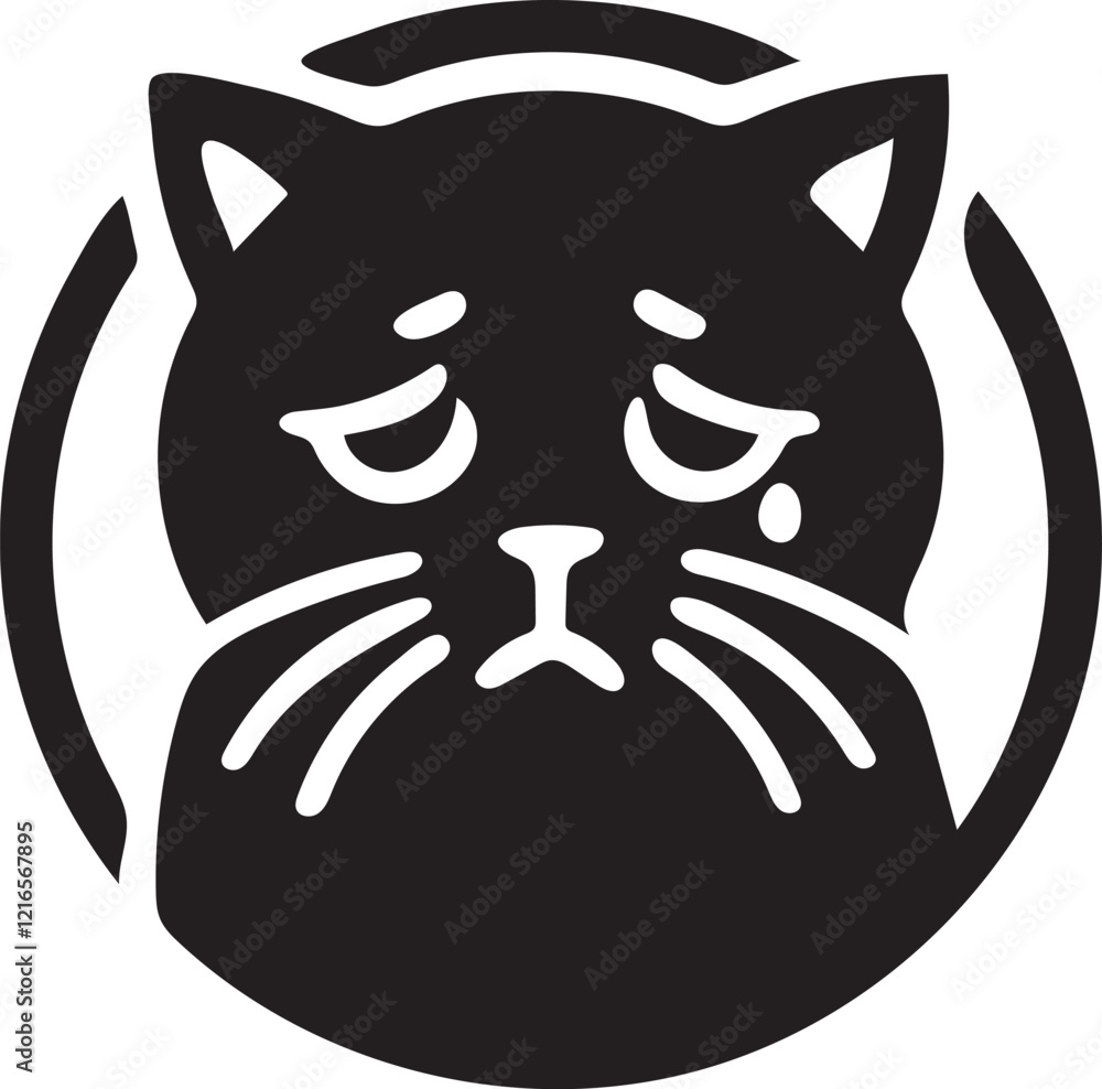 black cat head black cat head