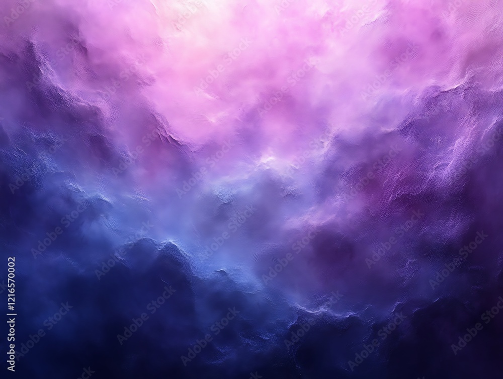 Obraz premium Abstract purple and blue nebula.