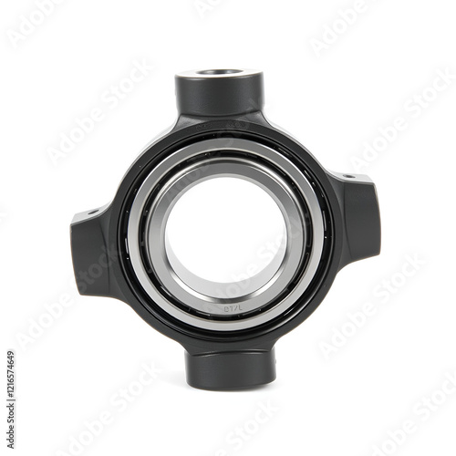 Universal joint bearing isolated on white background. Joint cross axel. Auto parts. Spare parts for car. photo