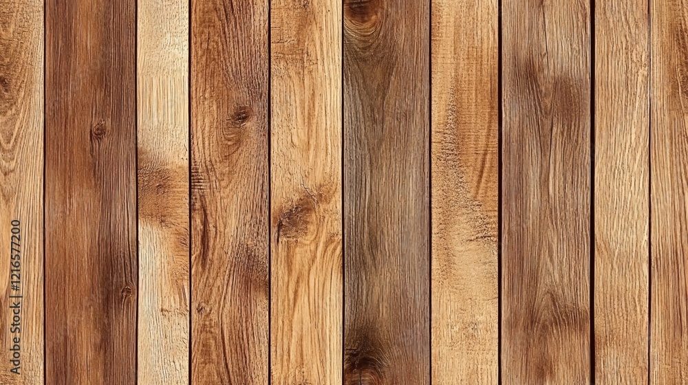 Naklejka premium Rustic Brown Wooden Planks Texture Background