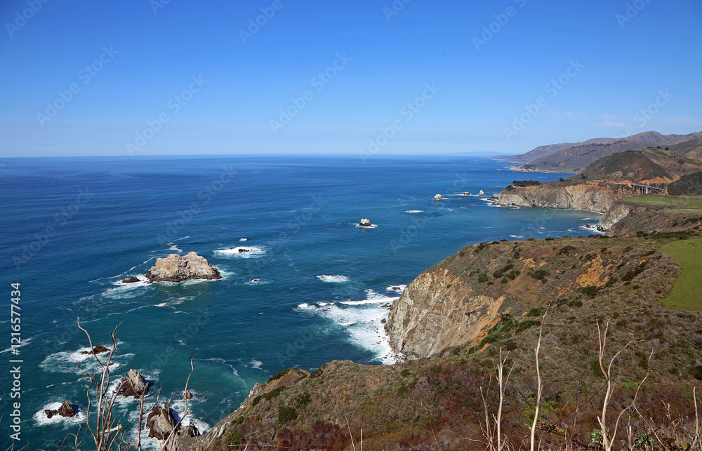 Rocky coast of California
