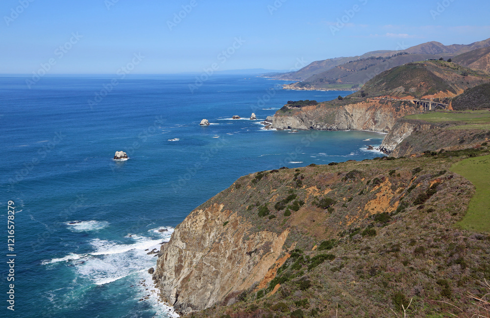 View from Hurricane Point - California View from Hurricane Point - California