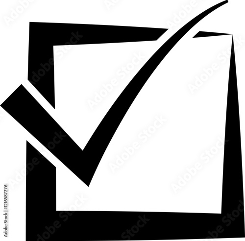 Simple vector icon checkmark