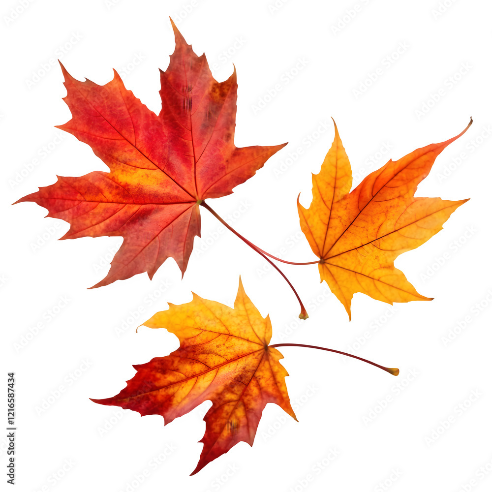 autumn leaves isolated on white autumn leaves isolated on white