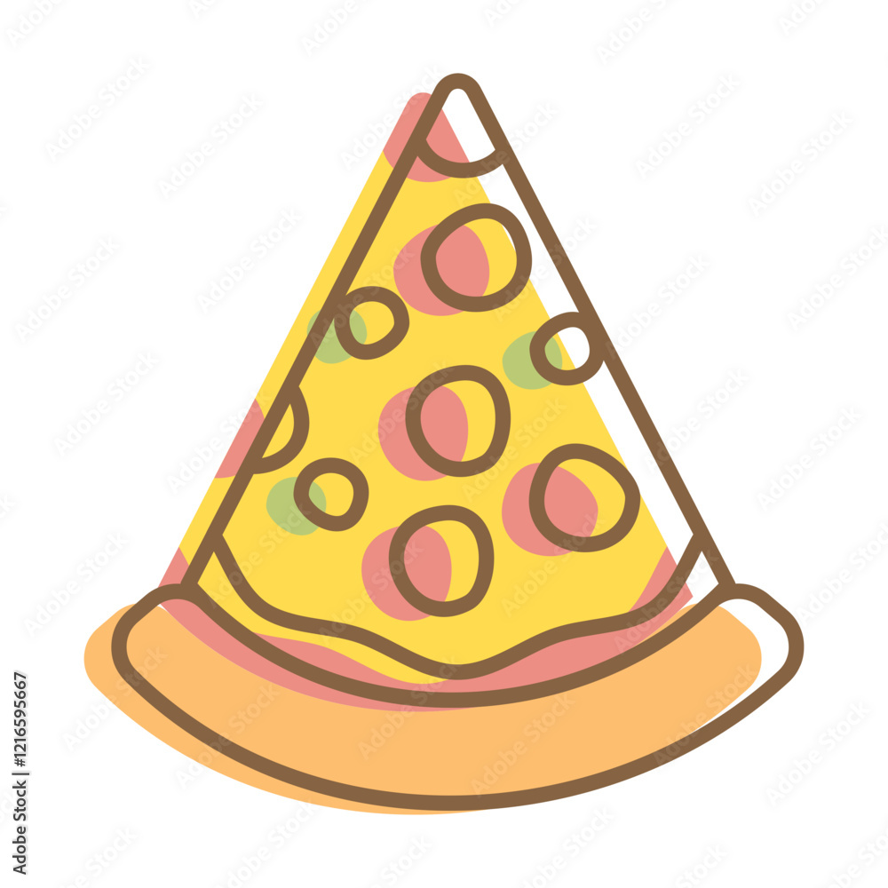 Hand Drawn Pizza Hand Drawn Pizza