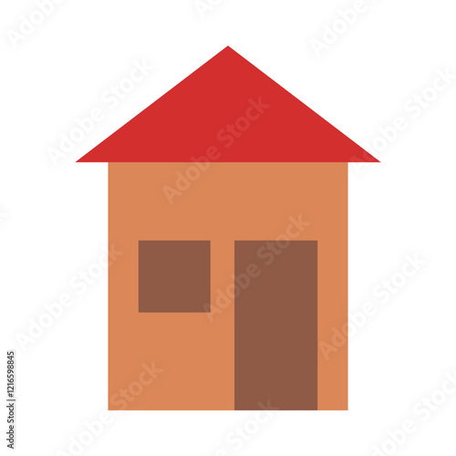 Cabin flat icon
