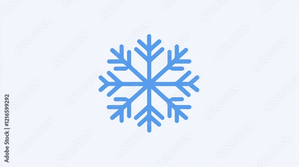 A Stunning Blue Snowflake Design: A Symbol of Winter Wonderland A Stunning Blue Snowflake Design: A Symbol of Winter Wonderland