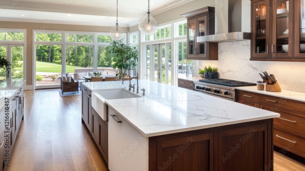 Luxury Kitchen with Breathtaking Views Luxury Kitchen with Breathtaking Views
