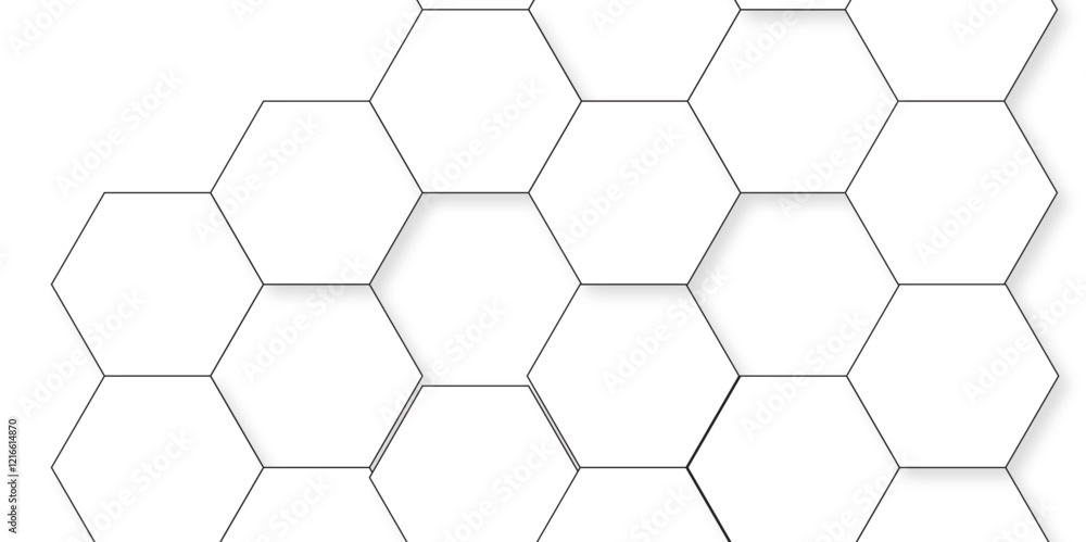 Abstract white hexagon concept background. Seamless bright white abstract honeycomb. Technology for design element vector abstract background Abstract white hexagon concept background. Seamless bright white abstract honeycomb. Technology for design element vector abstract background