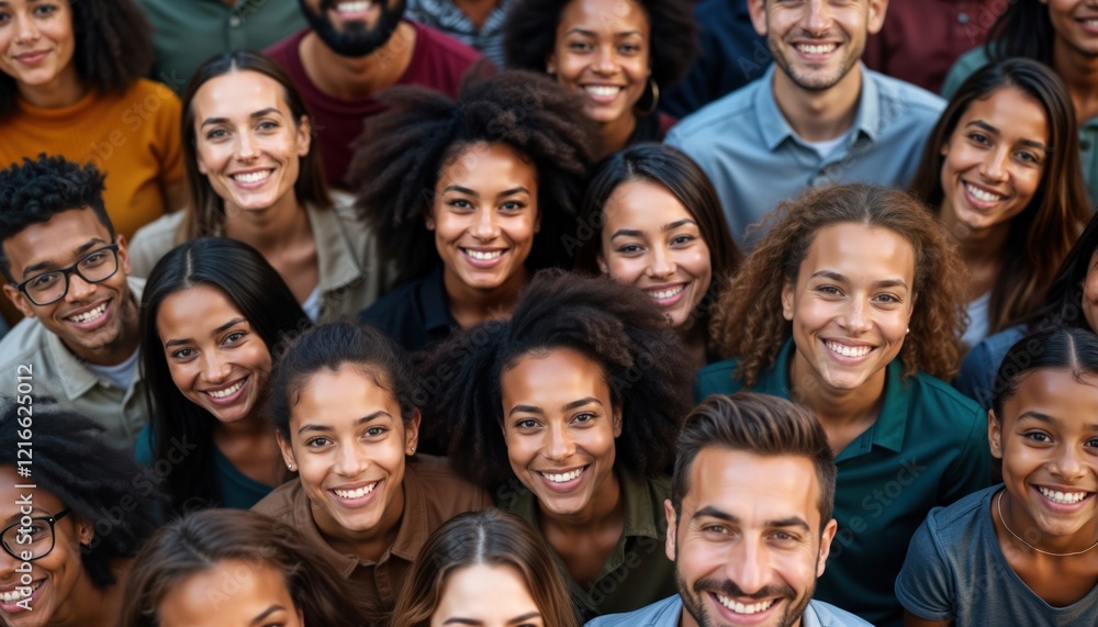 custom made wallpaper toronto digitalLarge group of diverse people smile together. Multi-generational, multicultural community gathering. Friendship, social responsibility concepts highlighted. Energetic, cheerful atmosphere. Portrait