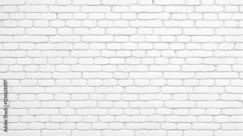 seamless white brick wall for sleek and minimalistic interior designs and spaces