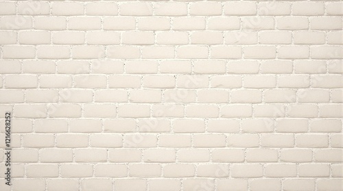 soft cream brick wall with smooth texture for neutral and calming designs
