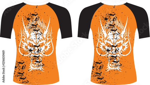 Compression Rash Guard Template