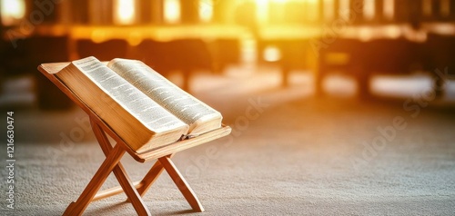 Quran - holy book of Muslims religion, Concept: open book holy prayers for god, Friday In the month of Ramadan religion Islamic worshiping faith and learn koran. friday islamic concept.