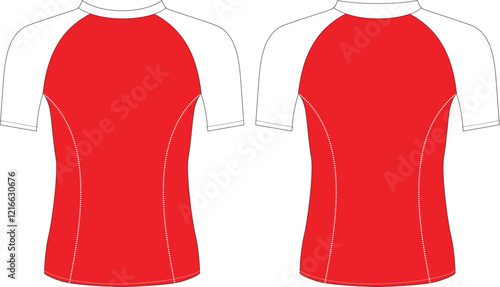 Compression Rash Guard Template