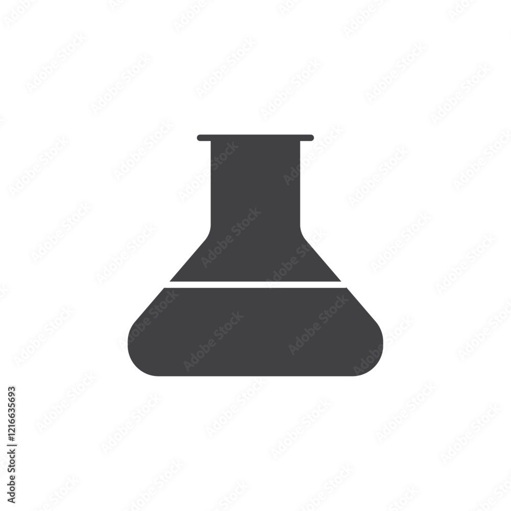 Flask icon Vector logo set flat Flask icon Vector logo set flat