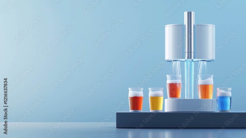 Automated Liquid Mixing Machine Automated Liquid Mixing Machine