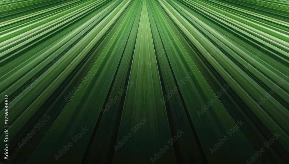 Fototapeta premium Abstract green macro vertical stripes background design